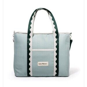 Business & Pleasure Co. Holiday Cooler Tote Bag Rivie Green Portable (Z04)